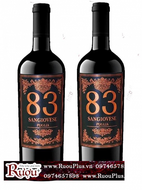 Rượu vang 83 Sangiovese Puglia IGT