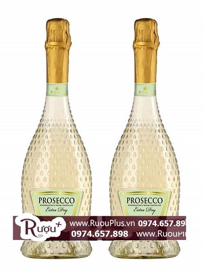 Rượu vang Bosio Prosecco Spumante Extra Dry DOC