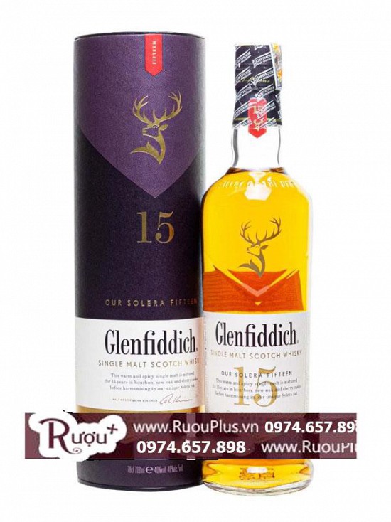 Rượu Glenfiddich 15 Single Malt Scotch Whisky