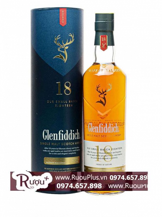 Rượu Glenfiddich 18 Single Malt Scotch Whisky