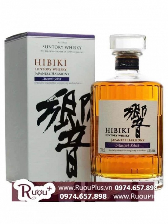 Rượu Hibiki Suntory Whisky Japanese Harmony Master's Select