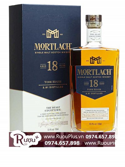 Rượu Mortlach 18 York House