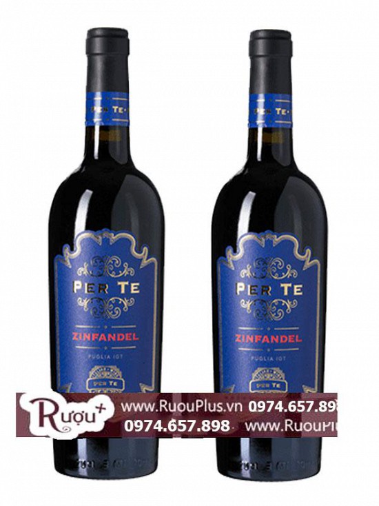 Rượu Vang Ý Per Te Zinfandel Puglia IGT