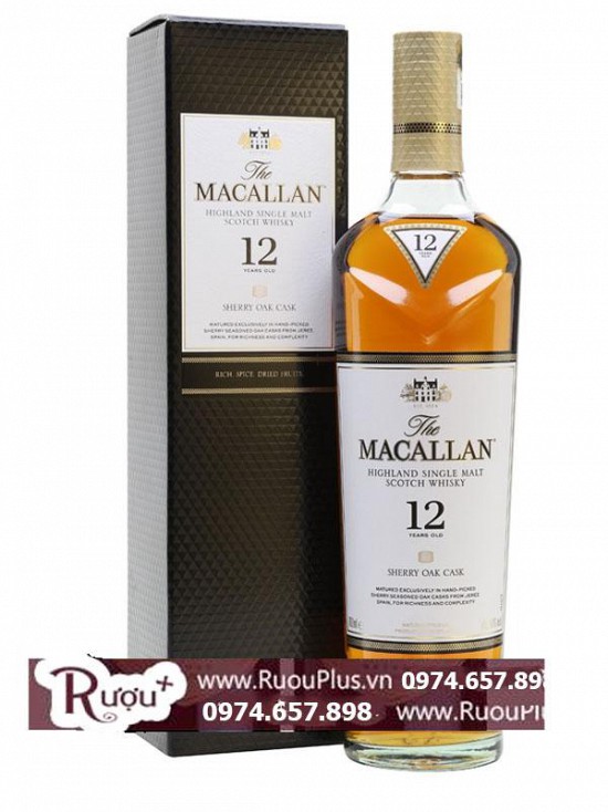 Rượu Macallan 12 Sherry Oak