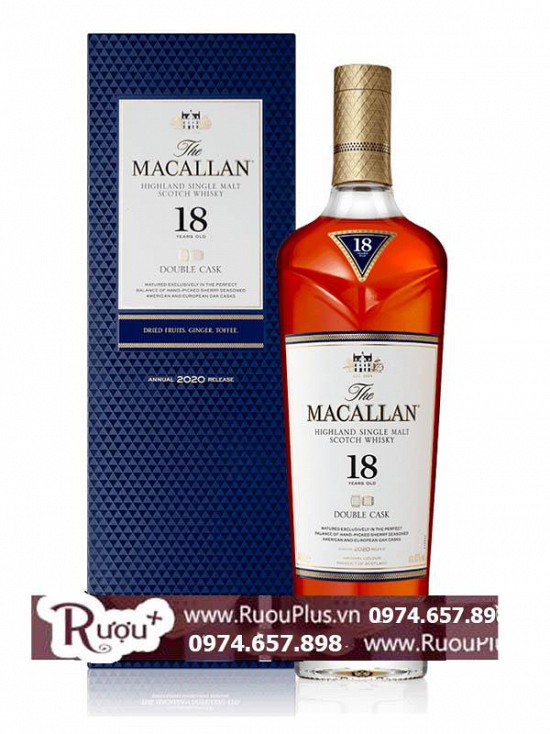 Rượu Macallan 18 Double Cask