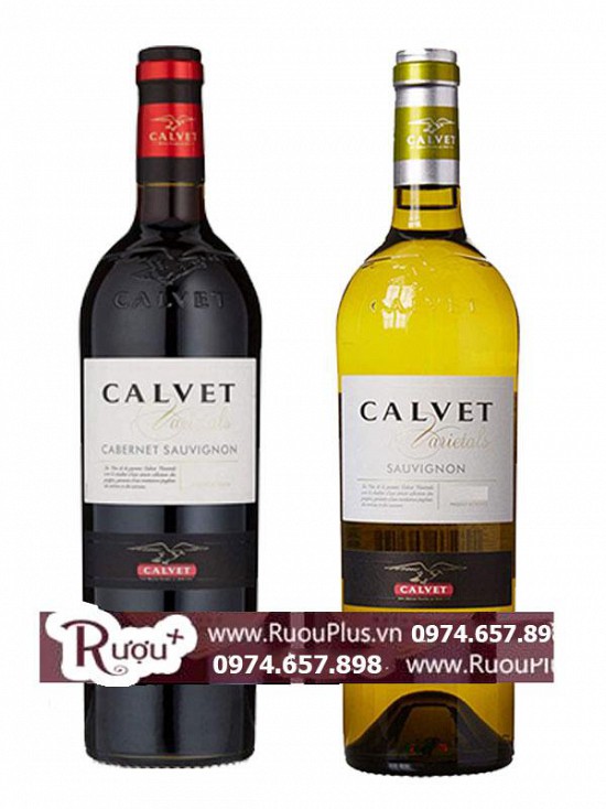 Rượu vang Pháp Calvet Varietals Red - White