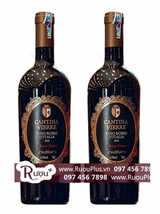 Rượu Vang Cantina Vierre Vino Rosso D'italia Limited Edition