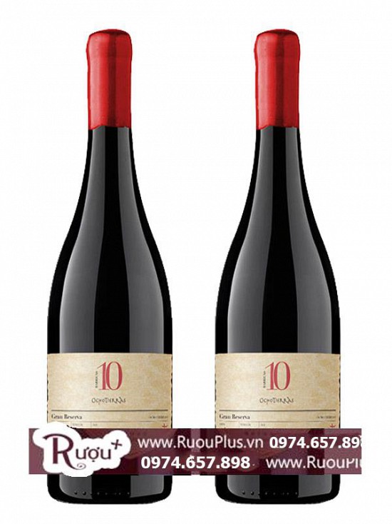 Rượu Vang 10 Ocho Tierras Gran Reserva Syrah