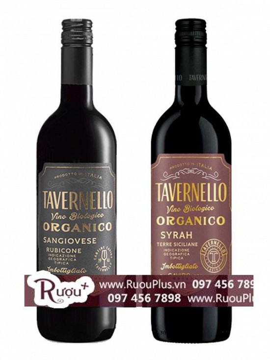 Rượu Vang Tavernello Organico Red