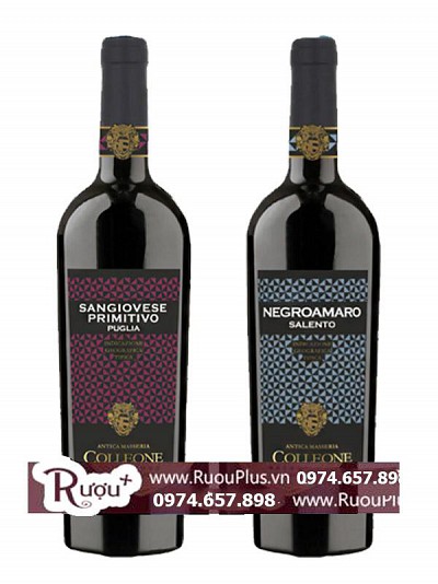 Rượu Vang Ý Colleone Sangiovese Primitivo ( Negroamaro )
