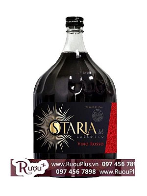 Rượu vang Staria Del Galletto Vino Rosso 3L 14 độ