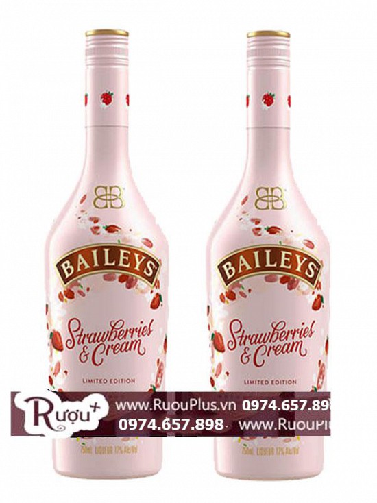 Rượu sữa Baileys Dâu Strawberry Irish Cream