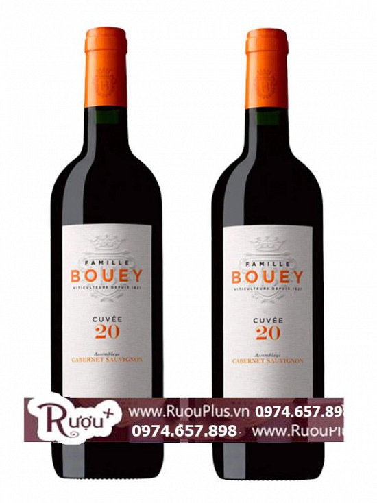 Rượu vang Famille Bouey Cuvee 20 Cabernet Sauvignon