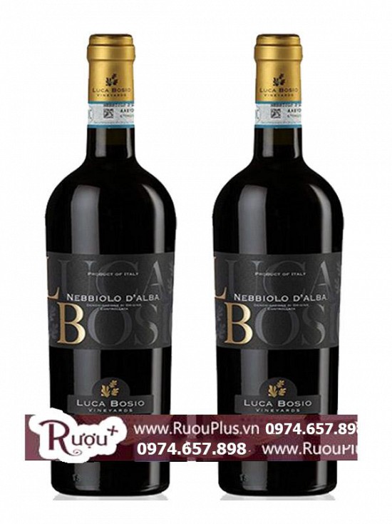 Rượu vang Luca Bosio Nebbiolo D’alba