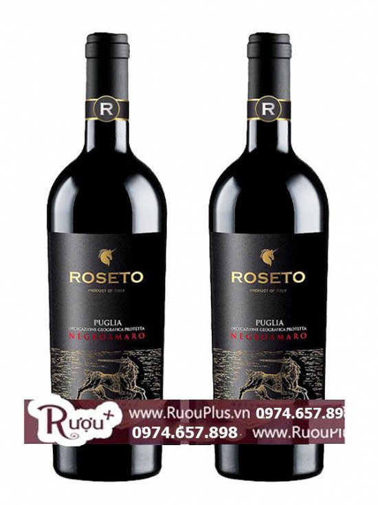 Rượu vang Roseto Negroamaro Puglia
