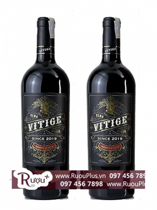 Rượu vang Vitige Vino Rosso 15%