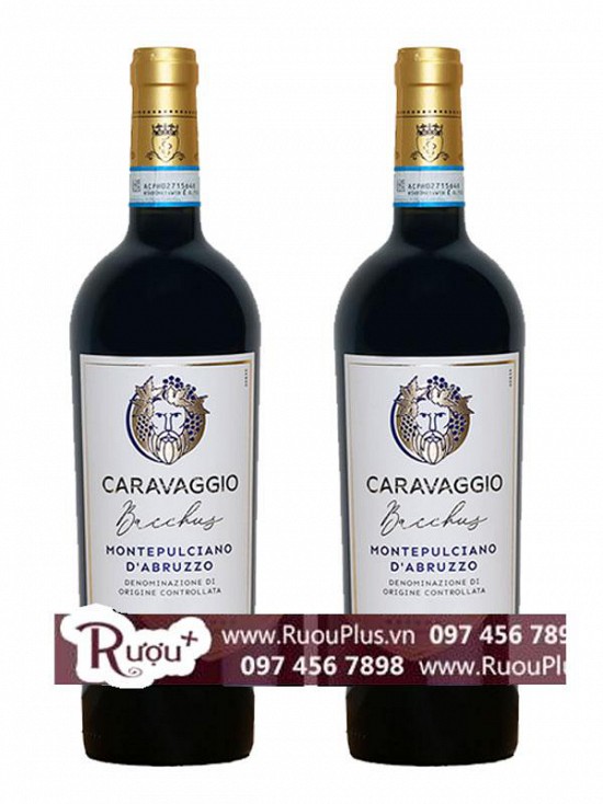 Rượu vang Ý Caravaggio Bacchus Montepulciano D'abruzzo