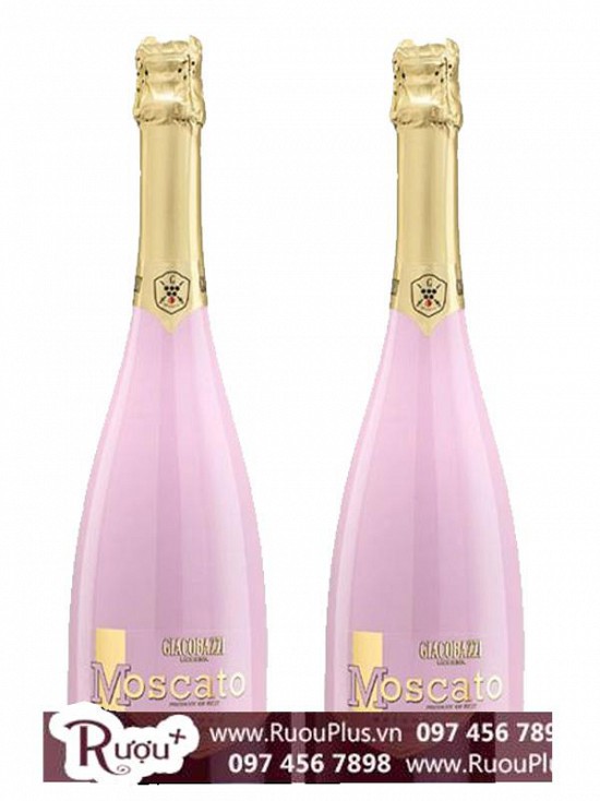 Rượu vang Ý Moscato Rose’ Sparkling Sweet Rose In Pink Flute