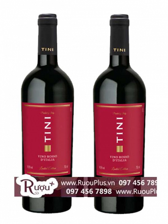 Rượu Vang Ý Tini Vino Rosso D’italia Limited Edition