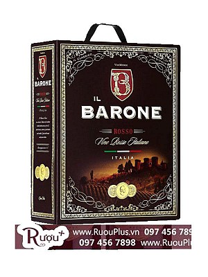 Vang bịch ngọt Ý iL Barone Rosso