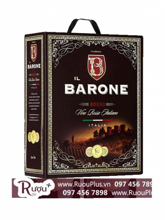 Vang bịch ngọt Ý iL Barone Rosso