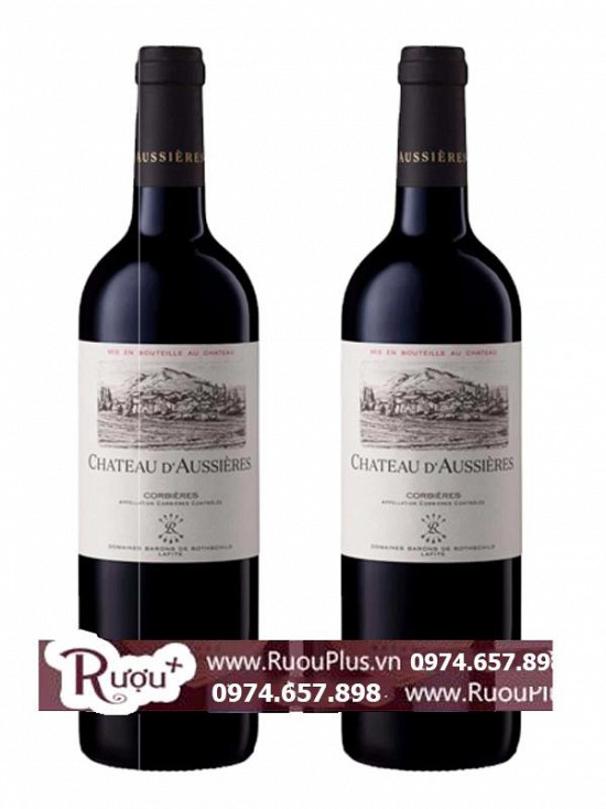 Rượu Vang Pháp Chateau D'Aussieres 14,5%