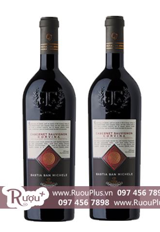 Rượu vang Ý Bastia San Michelle Corvina Cabernet Sauvignon