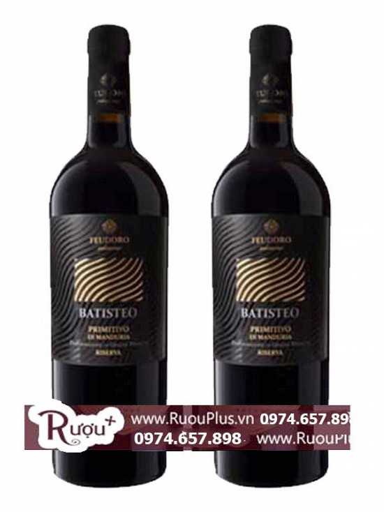 Rượu vang Feudoro Batisteo Primitivo di Manduria