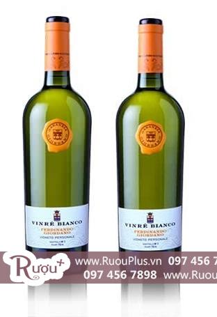 Rượu vang Rinforzato Giordano Vinre Bianco Sauvignon