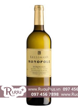 Rượu vang Pháp Kressmann Monopole Sauvignon Blanc