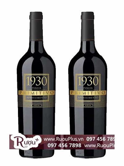 Rượu vang 1930 Old Wine Appassimento Primitivo