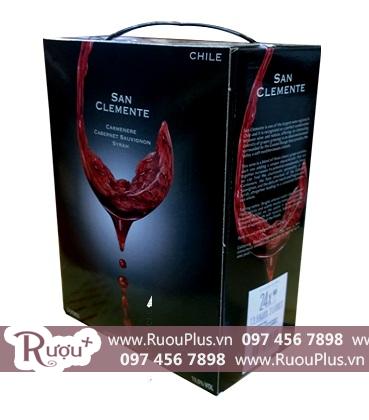 Vang bịch San Clemente 3 lít giá tốt