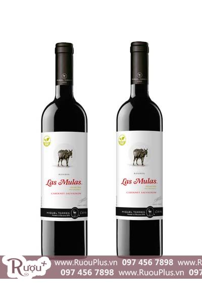 Rượu vang Chile Las Mulas Organic Cabernet Sauvignon