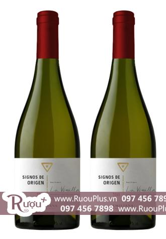 Rượu vang Chile Signos de Origen Chardonnay Viognier Marsanne Roussanne