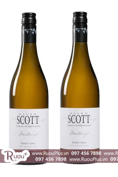 Rượu vang New Zealand Allan Scott Pinot Gris