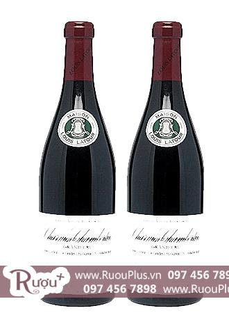 Rượu vang Pháp Charmes – Chambertin Louis Latour