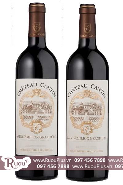 Rượu vang Pháp Chateau Cantin Saint-Emilion Grand Cru