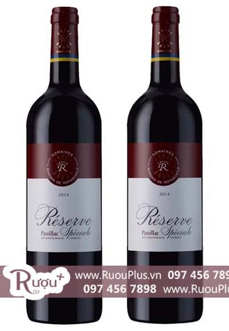 Rượu vang Pháp Reserve Pauillac Speciale