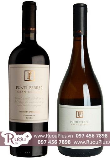 Punti Ferrer Carmenere Cabernet Chardonay Gran Reserva