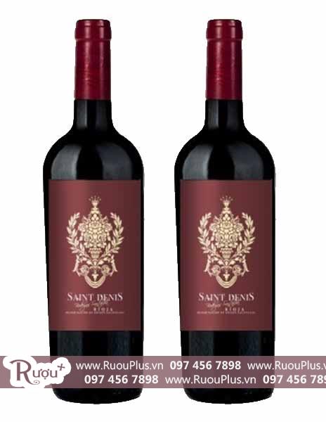 Rượu vang Vang Tây Ban Nha Saint Denis Crianza 2012