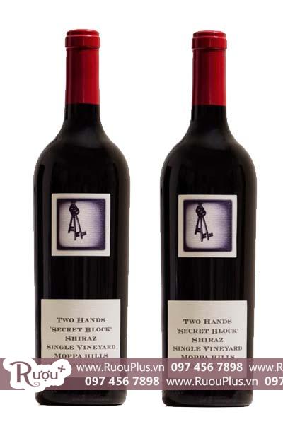 Rượu vang Úc Two Hands Secret Block Shiraz