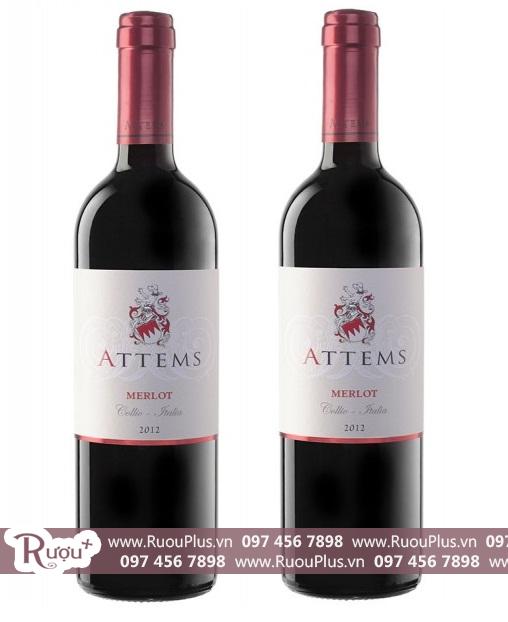 Rượu vang Ý Attems Merlot Collio DOC
