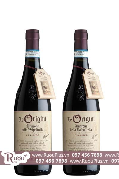 Rượu vang Ý Bolla Le Origini Amarone