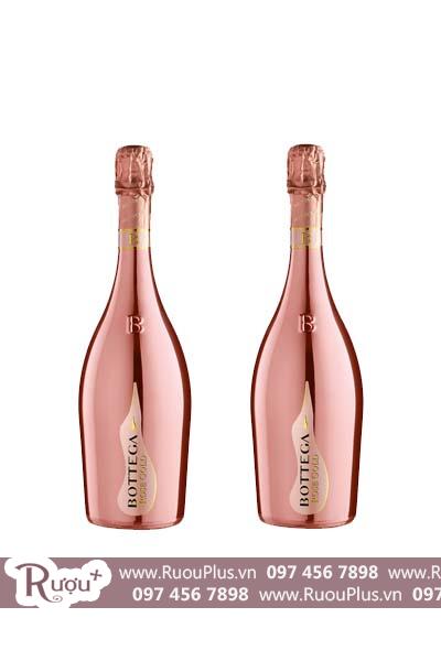 Rượu vang Ý Bottega Rose Gold Spumante Brut