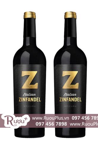 Rượu vang Ý Epicuro Zinfandel Annata