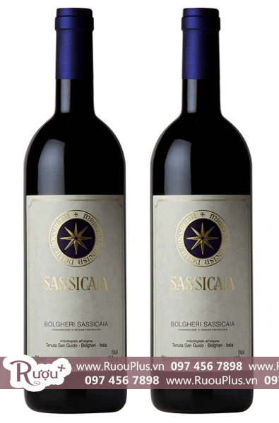 Rượu vang Ý Sassicaia Bolgheri Tuscany 2013