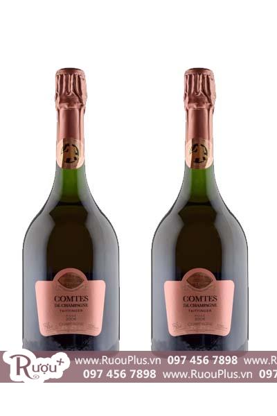 Sâm panh Comtes de Champagne Taittinger Rose