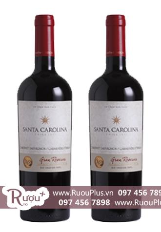 Rượu vang Chile Santa Carolina Gran Reserva Cabernet Sauvignon Carmenere Syrah