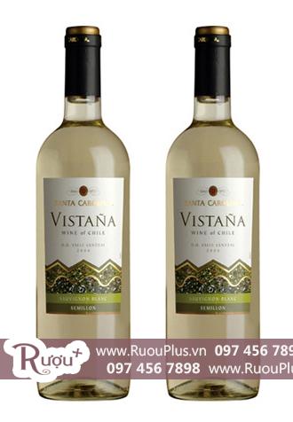 Rượu vang Chile Santa Carolina Vistana Sauvignon Blanc