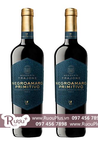 Rượu vang Ý Masseria Trajone Negroamaro Primitivo